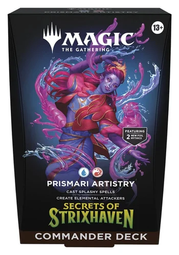 Magic the Gathering Secrets of Strixhaven Commander Deck Prismari Artistry English